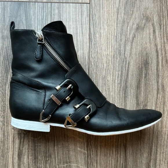 Balenciaga Black Leather Monk Strap Ankle Boots | 38 - Picture 13 of 13